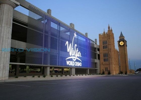 Commercial Advertising Outdoor Fixed LED Display DIP P15.625 P25 Mesh Screen Sign Billboard