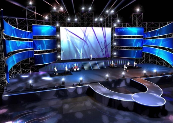 Light Weight Indoor Rental LED Display Screen Audio Visual For Stage Events