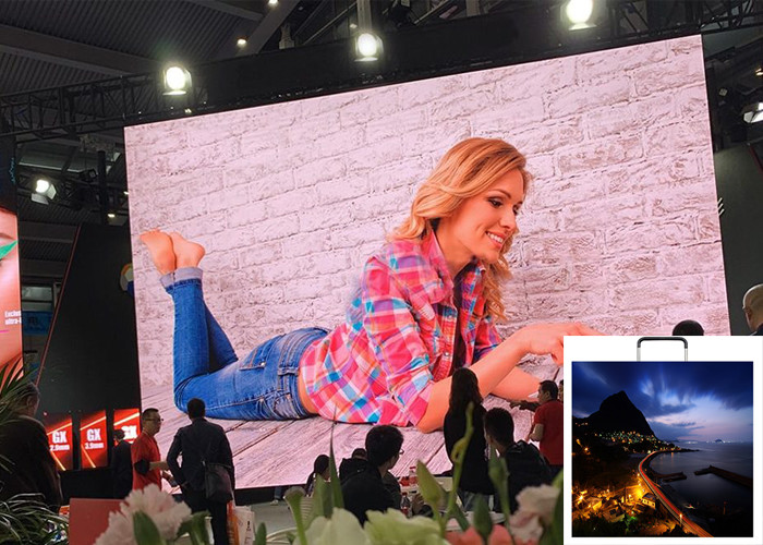 Sewa Dalam Ruangan Tampilan LED Dinding Video LED Penuh Warna Definisi Tinggi Tahan Lama