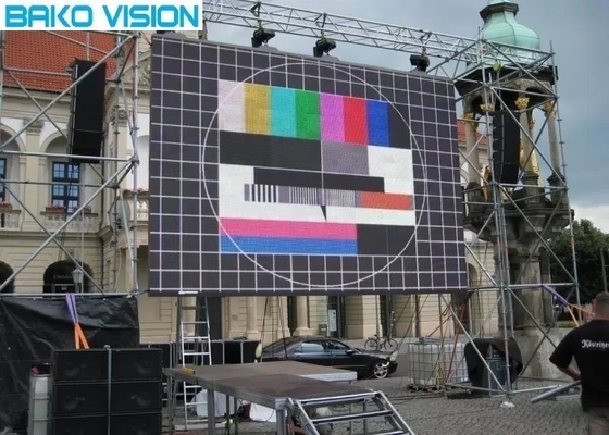 Full Color P3.9 Tampilan LED Penyewaan Luar Ruangan Untuk Gereja